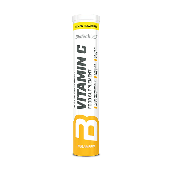 Pastilla efervescente de vitamina C - 20 comprimidos